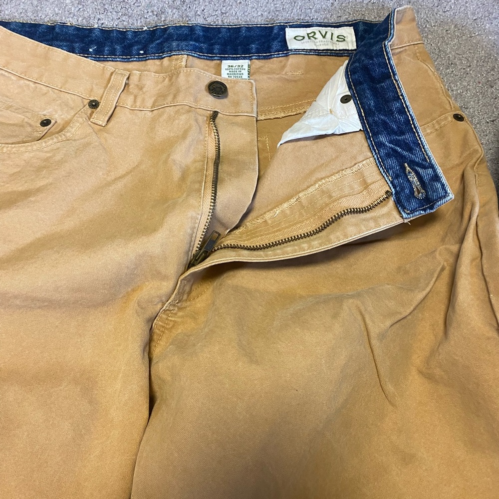 Orvis Tan Jean 36/32 Never Worn